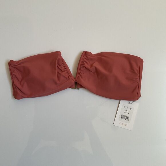 Andie Swim The Scala Bikini Top Punch Pink, Size M NWT - Picture 5 of 6